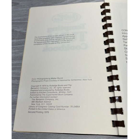 Tempting Tuna Cookbook Chicken of the Sea Recipes 1976 Vintage - Picture 5 of 9